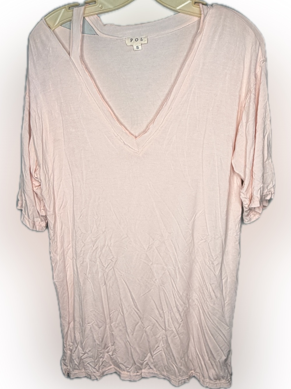 POL Soft Pink Top nwot